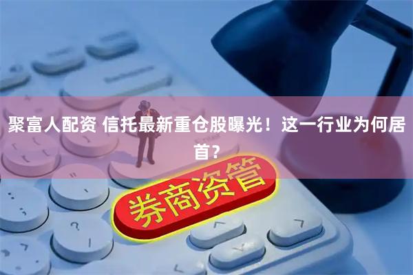 聚富人配资 信托最新重仓股曝光！这一行业为何居首？
