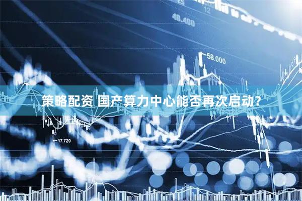 策略配资 国产算力中心能否再次启动？